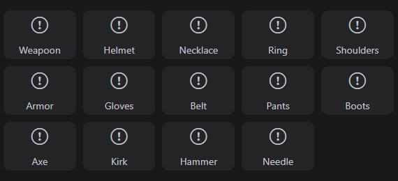 equipment